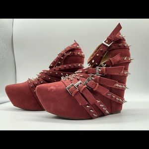 Jeffery Campbell ZIP-2 Stud Wedges